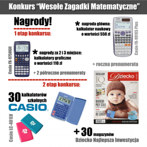 Konkurs "Wesołe Zagadki Matematyczne"