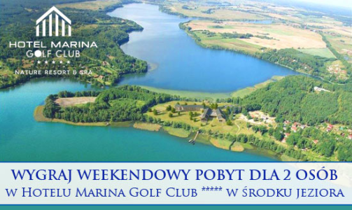 Konkurs "Wygraj 3 dniowy pobyt w hotelu w środku jeziora"