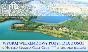 Konkurs "Wygraj 3 dniowy pobyt w hotelu w środku jeziora"