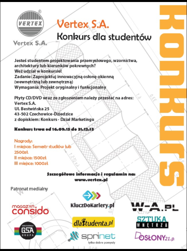 Konkurs "Innowacyjna osłona okienna"