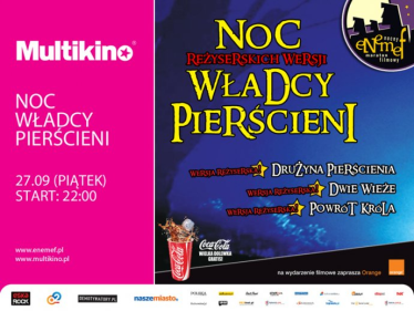 Konkurs "ENEMEF Noc reż. wersji Władcy Pierścieni" Multikino