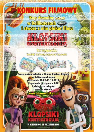 Konkurs "Filmowy – Klopsiki kontratakują"