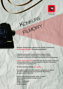 Konkurs filmowy "Pomysłowy animator"