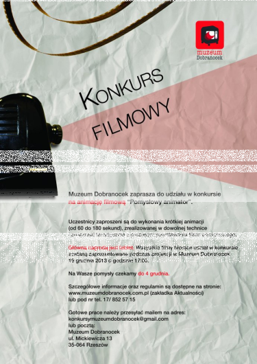 Konkurs filmowy "Pomysłowy animator"