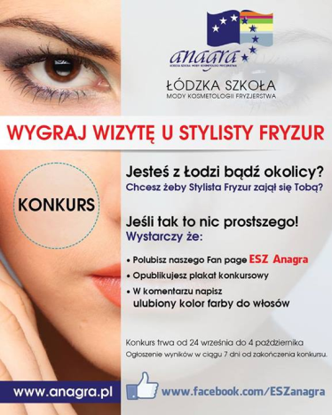 Konkurs "Wygraj wizytę u stylisty fryzur" fotograficzny, Łódź
