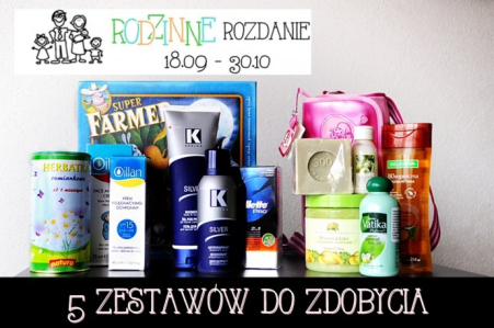 Rodzinny konkurs - 6 zestawów nagród!