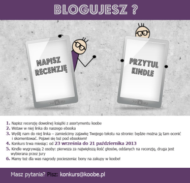 Konkurs "Kindle za recenzję"