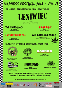 Konkurs "Wygraj zaproszenie na MADNESS FESTIWAL"