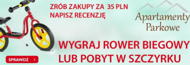 Konkurs "Wygraj rower biegowy lub noclegi w górach"