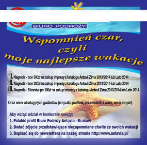 Konkurs "Wspomnień czar, czyli moje najlepsze wakacje. EDYCJA II" fotograficzny