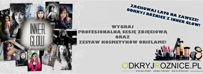 Konkurs "Sesja zdjęciowa oraz zestaw kosmetyków dla zwycięzcy"