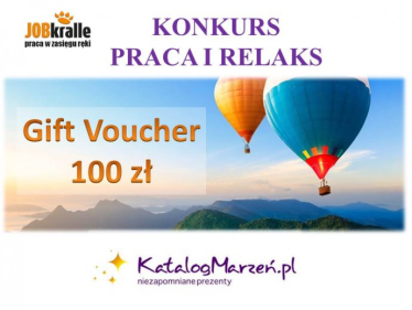 Relaks i Praca- Wygraj 100zł