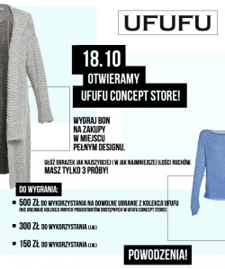 Konkurs "UFUFU Concept Store"