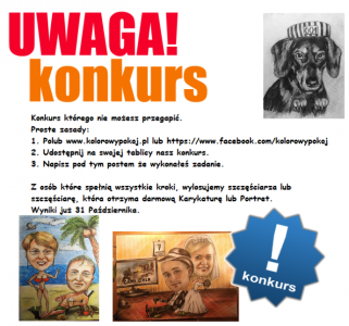 Konkurs "Wygraj Portret, karykaturę"