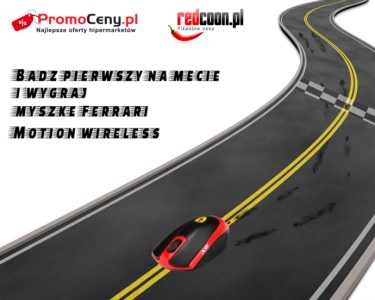 Bądź pierwszy na mecie i wygraj myszkę Ferrari Motion Wireless