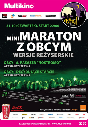 Konkurs "Maraton z Obcym" Multikino