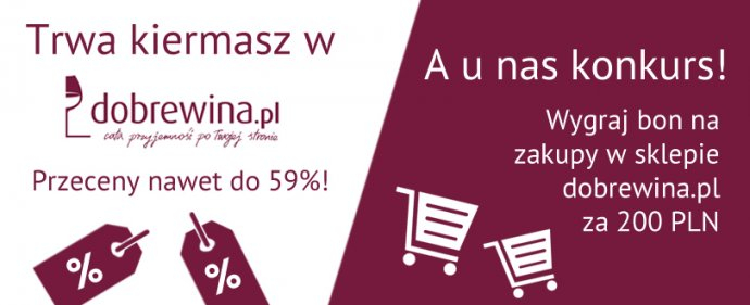 Wygraj BON na 200PLN do dobrewina.pl