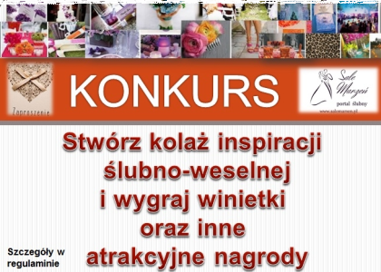 Konkurs "Do wygrania winietki na ślub"