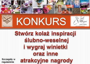 Konkurs "Do wygrania winietki na ślub"