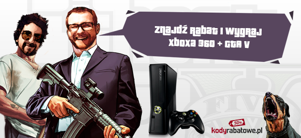 Wygraj XBOXa 360 + GTA V! z kodyrabatowe.pl i Lekko Stronniczy