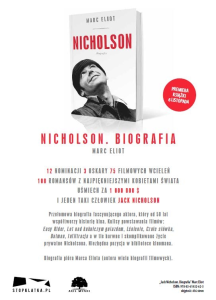 Konkurs "Biografia legendarnego aktora Jacka Nicholsona, pióra Marca Eliota"
