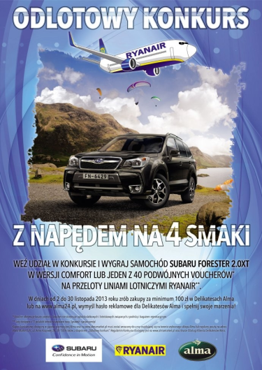 Odlotowy konkurs z napędem na 4 smaki