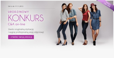 Urodzinowy konkurs C&A on - line