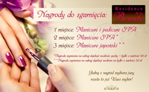 Konkurs "Mój zabieg w Rezydencji Urody"