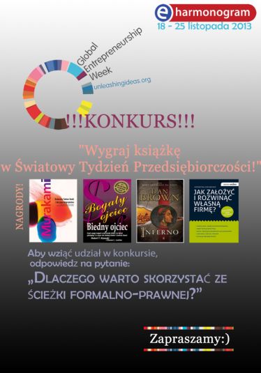 Wygraj książkę w Światowy Tydzień Przedsiębiorczości! do godz. 12:00