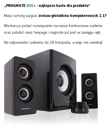 Konkurs "Najlepsze hasło dla produktu"
