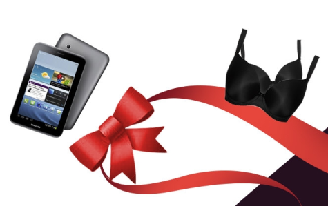 Zagraj w grę, wygraj biustonosz lub tablet