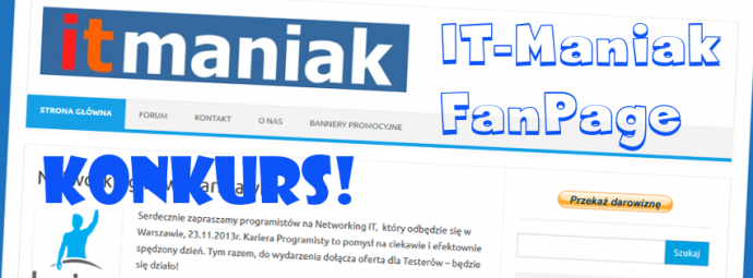Konkurs IT-Maniak.pl - wygraj hosting i produkty AVG!