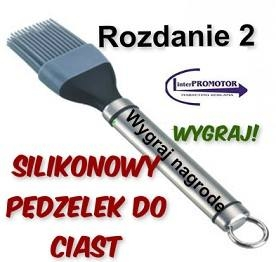 Rozdanie 2 - silikonowy pędzelek do ciast