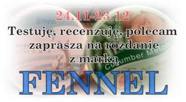 Konkurs "Rozdanie z marką Fennel"