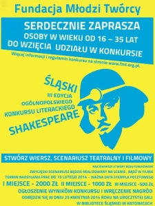 III Ogólnopolski Konkurs Literacki "Śląski Shakespeare"