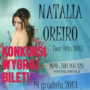Wygraj bilety na koncert Natalii Oreiro, Wrocław
