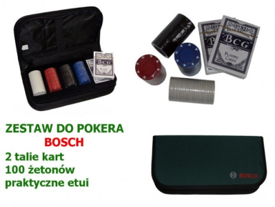 Wygraj zestaw do pokera BOSCH