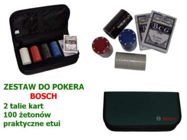 Wygraj zestaw do pokera BOSCH