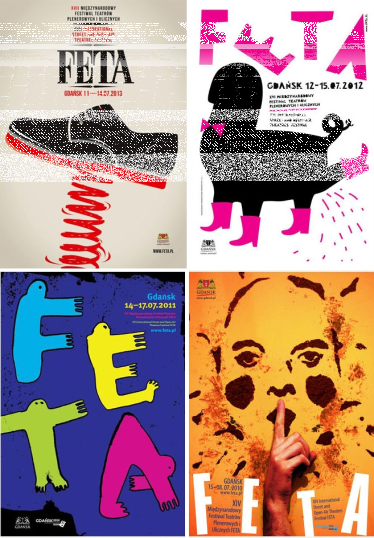 Konkursu na plakat XVIII Międzynarodowego Festiwalu Teatrów Plenerowych i Ulicznych FETA