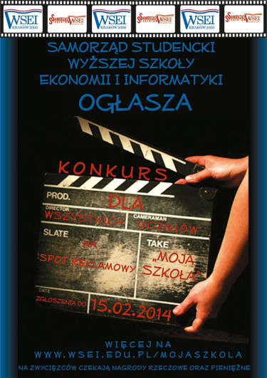 Konkurs na spot reklamowy "Moja szkoła"