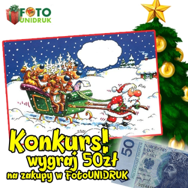 Wygraj 50zł na zakupy w FotoUNIDRUK!