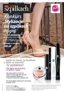 Zrób stylizację na szpilkach, wygraj kosmetyki