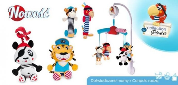 Wygraj zabawkę z zawieszką "Panda" z kolekcji "Piraci"