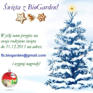 Konkurs "Święta z BioGarden"