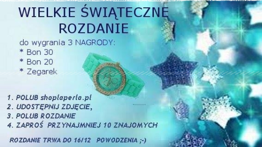 Konkurs "Świąteczne rozdanie".