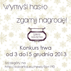Konkurs na hasło promujące stronę galerii kokARTka