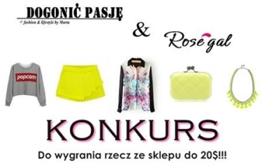 Konkurs "Dogonić Pasję & Rosegal"