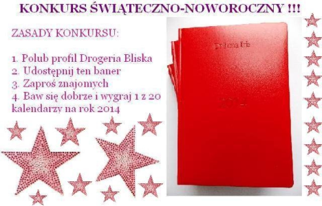 Wygraj kalendarz od Drogeria Bliska