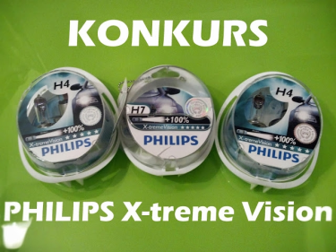 Wygraj najlepsze żarówki samochodowe Philips X-treme Vison