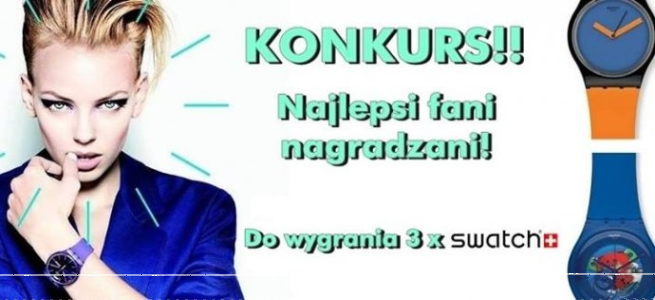 Wygraj zegarek Swatch od zegarkicentrum.pl